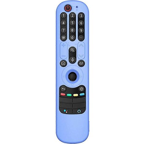 Étui en silicone pour télécommande AN-MR21GC MR21N/21GA, protection pour télécommande de téléviseur OLED AN MR21GA (bleu lumineux) (1/4)