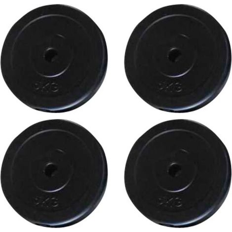 Disco de pesas con mancuernas de 4 piezas 20 kg para entrenamiento de fuerza y fitness (020000762) (1/2)