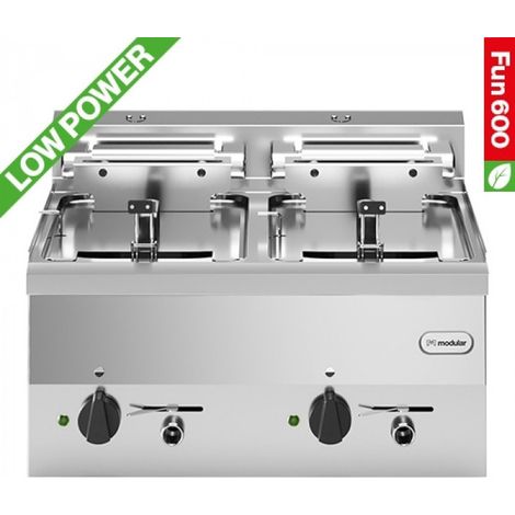 Friteuse 10 + 10 litres - Electrique - Fun 600 - Low power - Modular