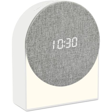 BUNTHAUS Bluetooth Réveil Enfant Numérique avec veilleuse de synchronisation et différents Sons de thérapie du Sommeil Convient pour la Chambre à Coucher, Le Salon et l'extérieur (1/5)