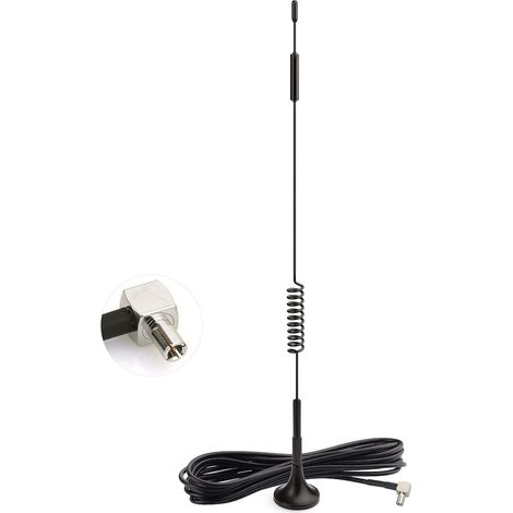 4G LTE-Antenne – 1 Stück – Magnetfuß – 7 dBi Verstärkung – TS9-Anschluss – Für mobile Router (1/5)