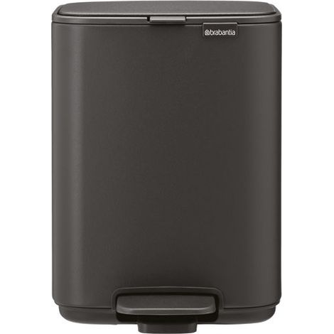 Poubelle Pédale Bo 4l Grise Design Compact Et Hygiénique - Brabantia International Bv