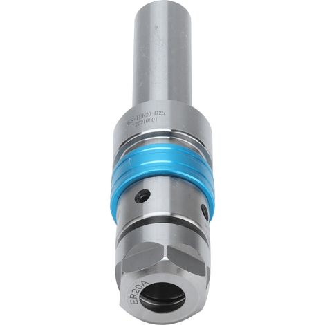Porte-mandrin flottant à tige droite, porte-outil de taraudage télescopique à pince pour tarauds M2M16 (GS-TER20A-D25) (1/5)