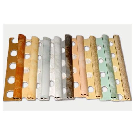 10PZ PROFILO JOLLY PER PIASTRELLE mm 10 - beige