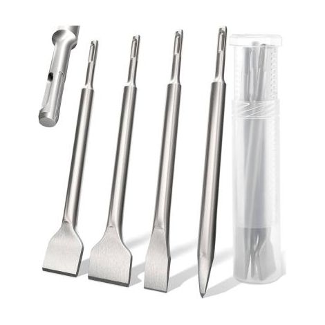 Jeu de 4 burins SDS Plus (1/2)