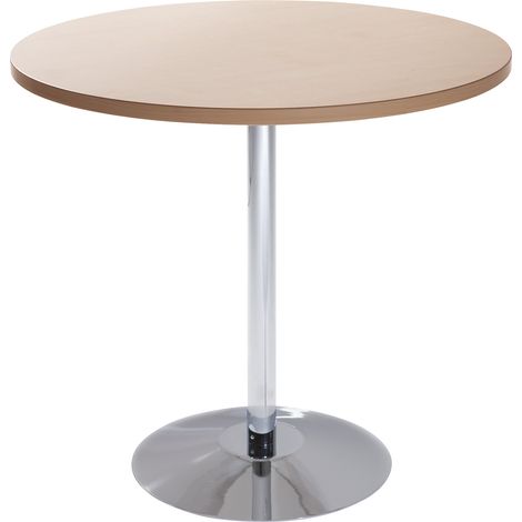 FRANKEL kaiserkraft, Table à pied central, Ø 800 mm, hauteur (1/3)