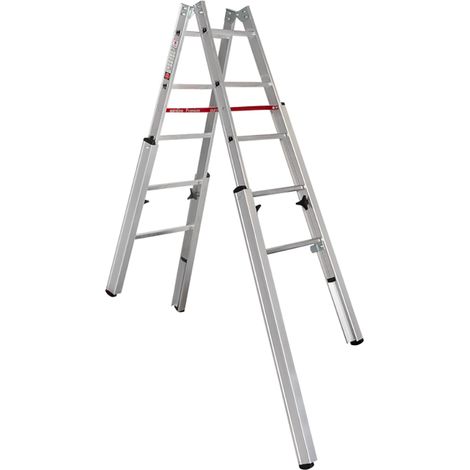 Euroline Premium 30576 Treppenstehleiter 2x5 Sprossen (1/2)