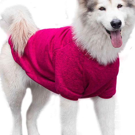 Suéter para perro, de suave lana tejida, transpirable, con estampado de dibujos animados, talla grande para perros de 3XL a 6XL. (1/5)