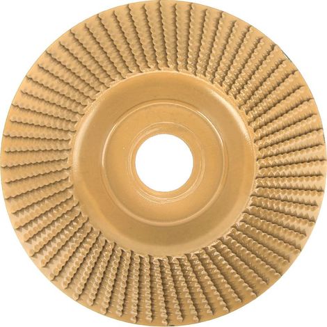 Disque à meuler en carbure de tungstène résistant à l\'usure, 125 mm, pour le travail du bois, couleur or (1/5)