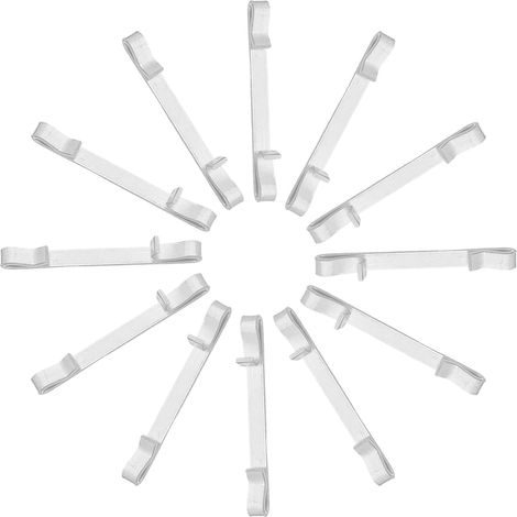 Lot de 12 clips retenue pour glissières tiroir, pinces fixation à 5 cm (1/5)