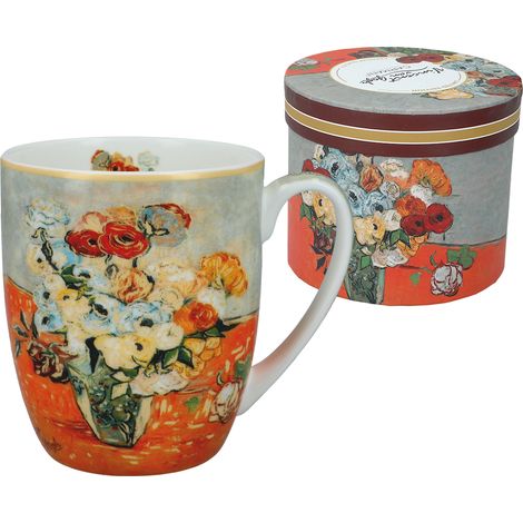 Tazza in ceramica Camio VAN Gogh rose PER un regalo dipinto Carmani (1/5)