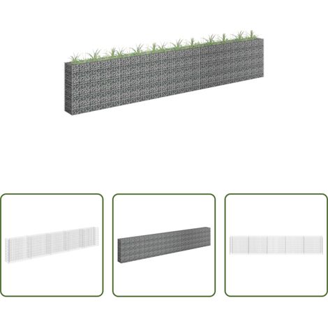 Hochbeet -  Gabionen-Hochbeet Verzinkter Stahl 450×30×90 cm (1/5)
