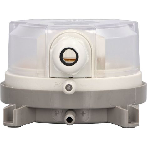 Wasserdichter Differenzdruckschalter 50–500 Pa, für Kessel, Lüftung, Ofen, Luftzugmelder, Schutzart IP54 (1/5)