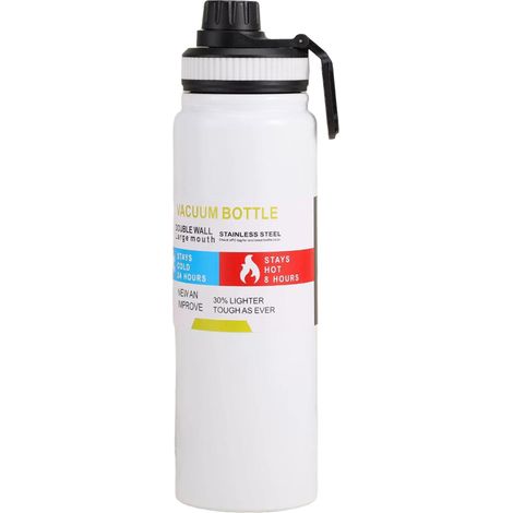 Gourde isotherme Space Pot en acier inoxydable grande capacité pour le sport, les activités de plein air et les voyages. Gourde portable pour voiture ou autre. (1/5)