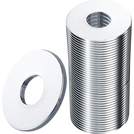 Rondelles Metal 15 Pièces M10 Rondelle Inox M10 X 25mm Rondelle Plate en 304 Acier Inoxydable pour L'étanchéité des Vis et écrous (1/5)