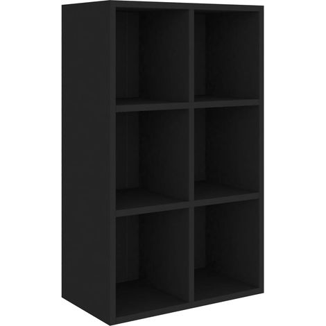 Maison Exclusive - Libreria/Credenza Nera 66x30x98 cm in Legno Multistrato