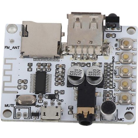 Module récepteur audio sans fil compatible Bluetooth 4.1 pour amplificateurs de haut-parleurs de voiture. (1/5)