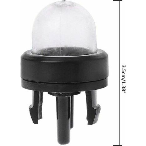 Pompe d'amorçage pour tronçonneuse, accessoires de pièces d'outils de jardin abordables pour carburateur de débroussailleuse de pompe d'amorçage (1 pièce) (1/4)