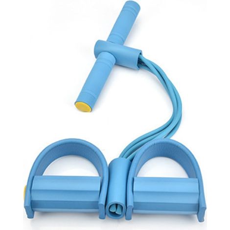 Bande de résistance multifonctionnelle pour pédales, corde de yoga élastique en latex naturel, équipement de fitness pour étirements abdominaux, lombaires, des bras et des jambes, et entraînement amin (1/5)