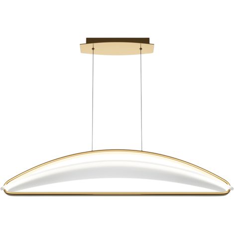 Maytoni Breeze Lampada a sospensione moderna da soffitto in ottone 3000K 2040lm con paralume in acrilico (1/5)