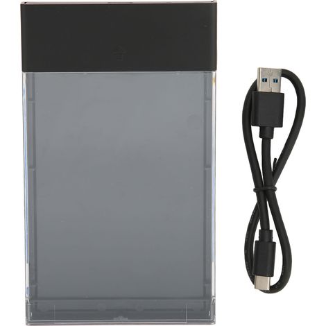 Boîtier disque dur 2,5 pouces Interface Type C USB 3.1 10 Gbps Haute vitesse Échange à chaud Plug and Play Coque disque (1/5)