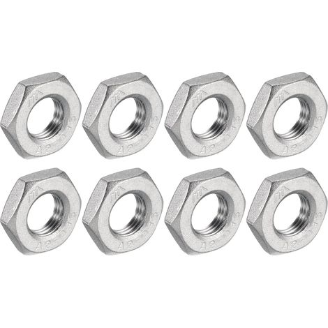 8Pcs Raccord De Tuyau Moulé Écrou À Six Pans 304 Acier Inoxydable (1/5)