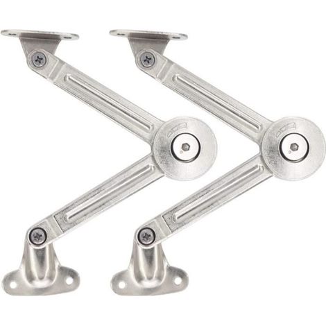Charnière - Compas à Système d'Amortissement - 2 Pcs - Charge Max 18 kg - Angle d'Ouverture 75°-110° (1/4)