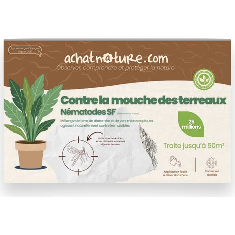Nématodes SF contre mouches des terreaux - 25 millions - 50 m²