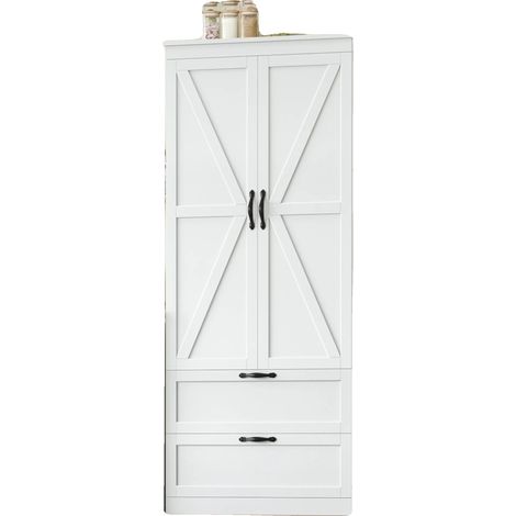Mobile da cucina, ampio spazio contenitivo, versatile e multifunzionale, BIANCO (1/5)
