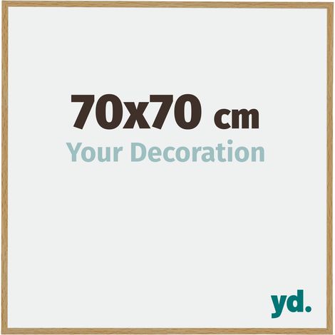 yd. - Cadre photo 70x70 - Hetre Clair - Plastique - Evry