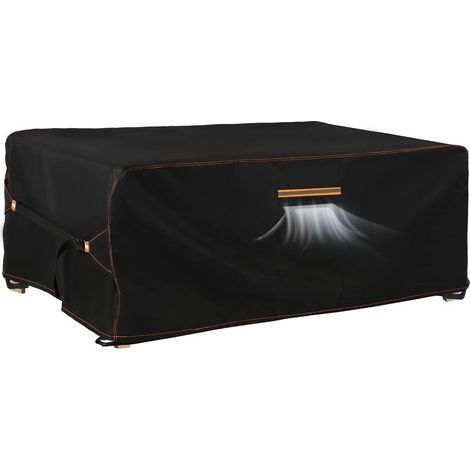 Housse salon jardin extérieur avec évent, 420D oxford, imperméable anti-UV 180x120x74cm (1/5)