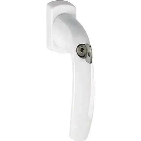 [NEUWERTIG] B-Ware Hoppe Fenstergriff Griff Fenster Alu F9016 32mm Abschließbar Tbt1 New York