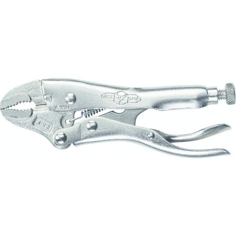 Pince-étau à embouts courbés, IRWIN, Long. : 100 mm, Capacité de serrage 25 mm