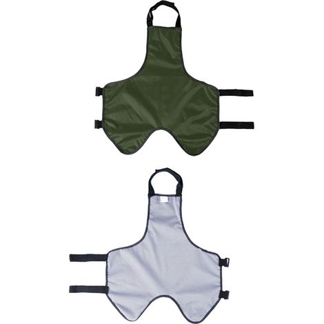 Grande bande ventrale pour chien, imperméable, respirante, Protection complète, facile à nettoyer, bavoir de protection de poitrine pour animaux de compagnie, vert XXXL (1/5)