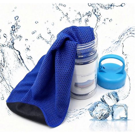 Serviette rafraîchissante anti-transpiration en microfibre pour cou et front serviette glacée pour rester frais par temps chaud (1/5)