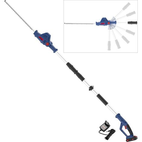 Güde Tagliasiepi telescopico a batteria HST 18-201-05, batteria 2,0Ah e caricabatterie 0,5A - 58592