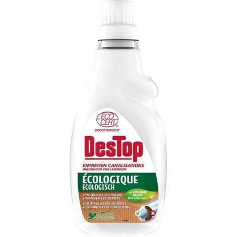 Destop Gel Écologique transparent 750 ml nettoyant canalisations