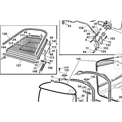 Abnehmbares Gitter cont.ND 800 LT ORIGINAL KUBOTA GIANNI FERRARI 01.50.01.0200