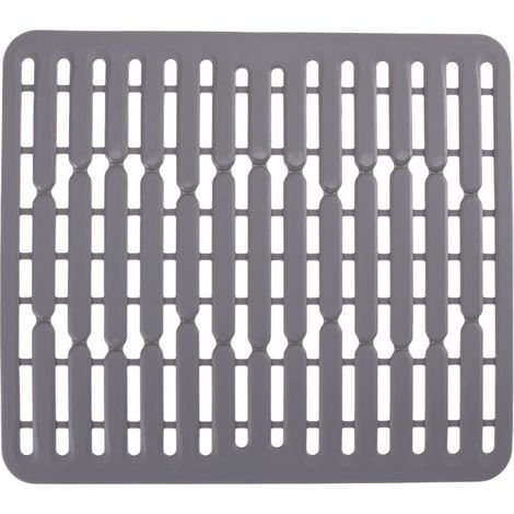 28.5x32cm Tapis de fond d'évier en silicone ou protège évier - Grand format (1/5)