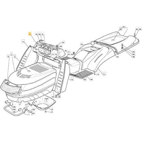 DASHBOARD-KIT TCP SCHWARZ x NEUES ORIGINAL STIGA-BOARD – 325120257/0