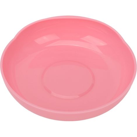 Assiette à rebord anti-débordement pour seniors, couverts à cuillère avec ventouse antidérapante, adaptée aux patients Parkinson et personnes handicapées, pour repas en extérieur. (1/5)