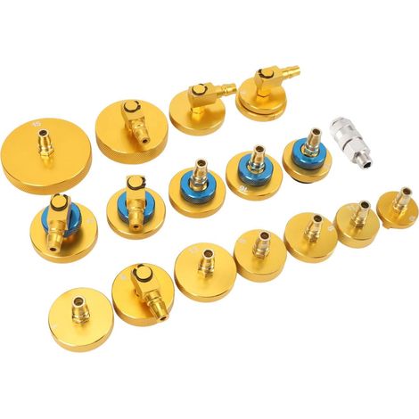 Kit de Saignement de Frein en Aluminium – Adaptateur Universel pour Maître-Cylindre, Compatible avec la Plupart des Véhicules, Outil de Purge Rapide et Efficace pour Un Entretien (1/4)