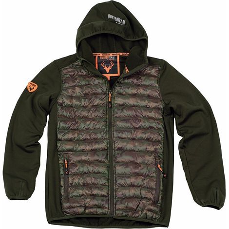 Chaqueta Workshell acolchada de estampado camuflaje WORKTEAM Sport S8550 (1/2)