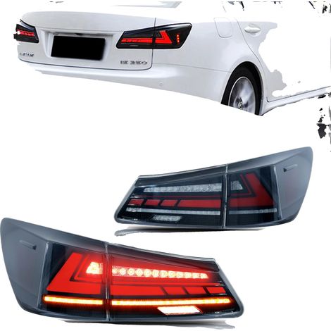 Conjunto de luces traseras, intermitentes secuenciales, 35 W de potencia, 12 V de voltaje, resistente al agua IP67, compatible con Lexus IS250 IS350 ISF 2006-2013. (1/5)