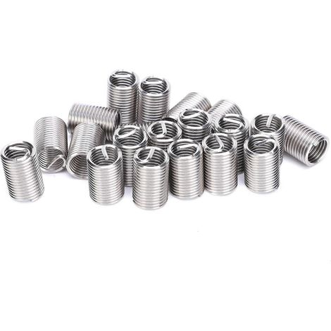 Lot de 20 inserts filetés mâles et femelles réducteurs pour écrous, outil de réparation, fixation en acier inoxydable M14x22,5D (1/5)