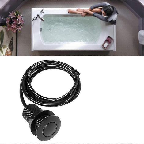 Bouton marche/arrêt S pour baignoire balnéo tuyau d'évacuation bouton S-A (1/4)