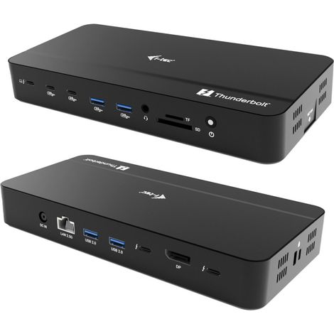 i-tec Thunderbolt 5 Triple Display Docking Station, M.2 slot, 6x USB, 2.5GLAN Power Delivery 140W (1/5)