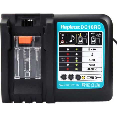 Chargeur Makita de batterie de remplacement pour Makita DC18RC 14.4V 18V 3A HobbyTech (1/5)