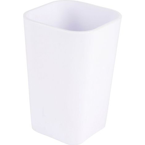 Gobelet Soft Touch "Vitamine II" 11cm Blanc (1/2)