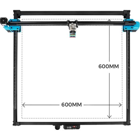 Graveur Laser CNC, Haute Précision, 600x600mm, Capacité de Découpe Polyvalente, Paquet 2-a, 40W TTS-55, UE (1/2)